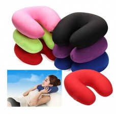U Shape Foam Microbead Neck Pillow Travel Office Rest Use Bedding Pillow